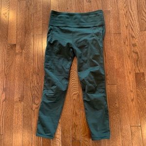 Army green Fabletics seamless leggings